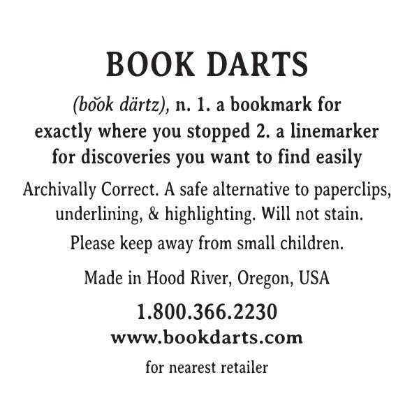 Book Dart - 15-count Mixed Pack
