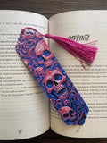 Magenta Skullture Bookmark