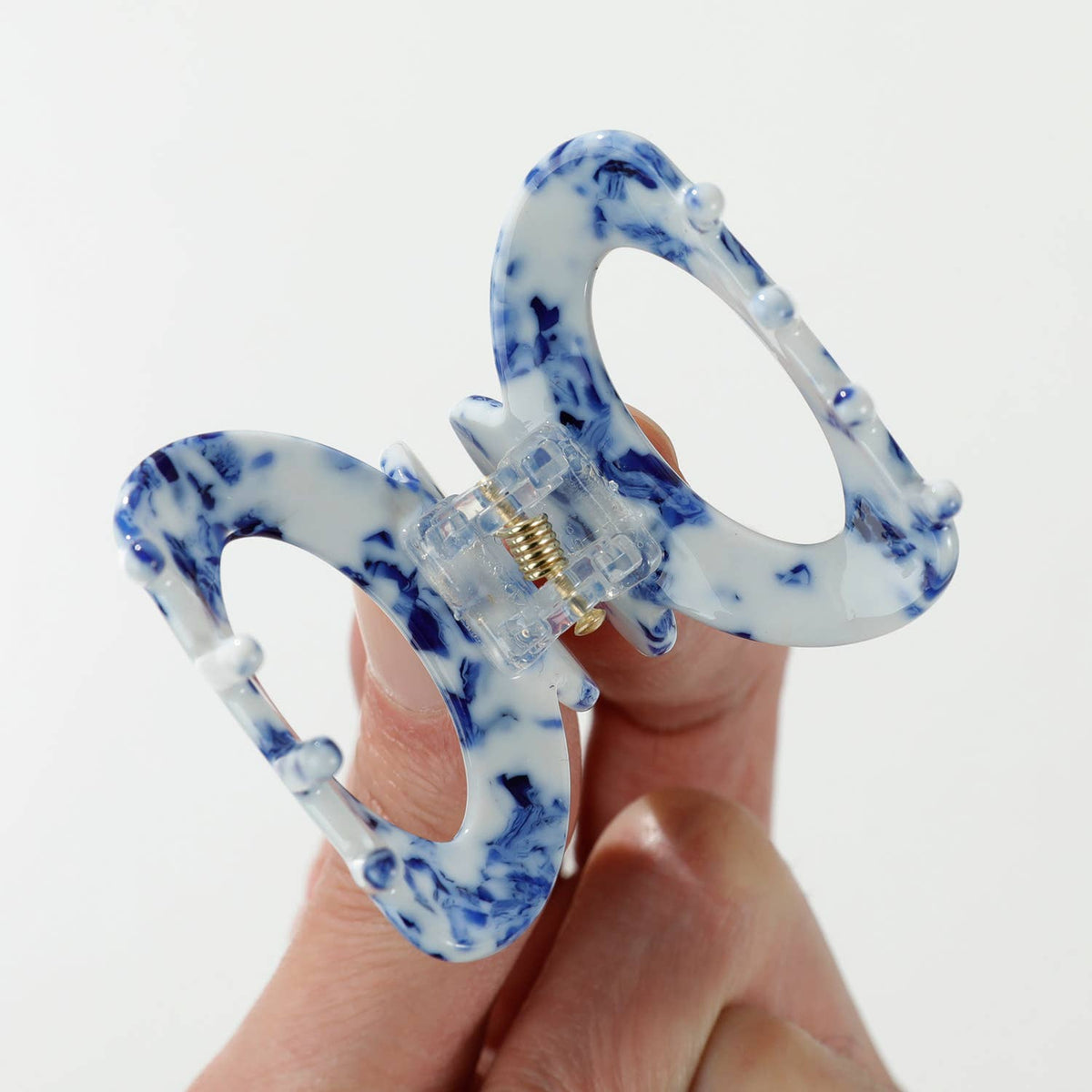 Coastal Blue Mini Claw Clips