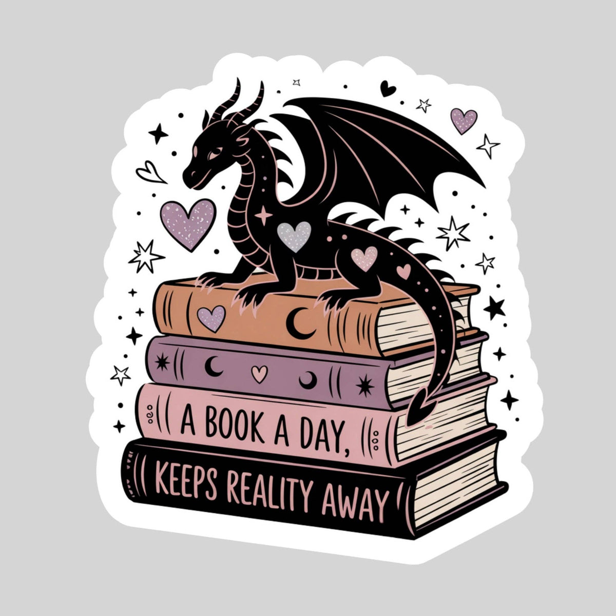 A Book A Day Keeps Reality Away Dragon